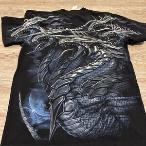 Dragon Vintage Shirt Grunge AOP